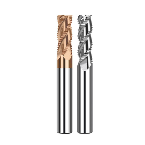 Special tungsten steel milling cutter for 60 degree roughening, 3-edge, alloy wave edge, four-edge, three-edge for aluminum, rough steel end mill, 4-edge