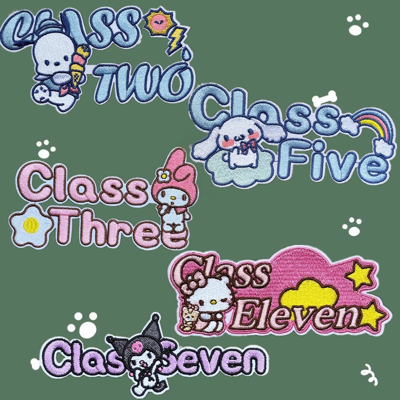 自粘款卡通刺绣刺绣动物diy猫布贴衣服包包装饰贴花修补贴