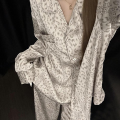 睡衣女春秋夏季云朵棉长袖长裤开衫可爱卡通少女可外穿家居服套装