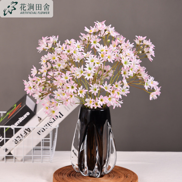 Simulated flower cherry blossom lilac small chrysanthemum high-end…