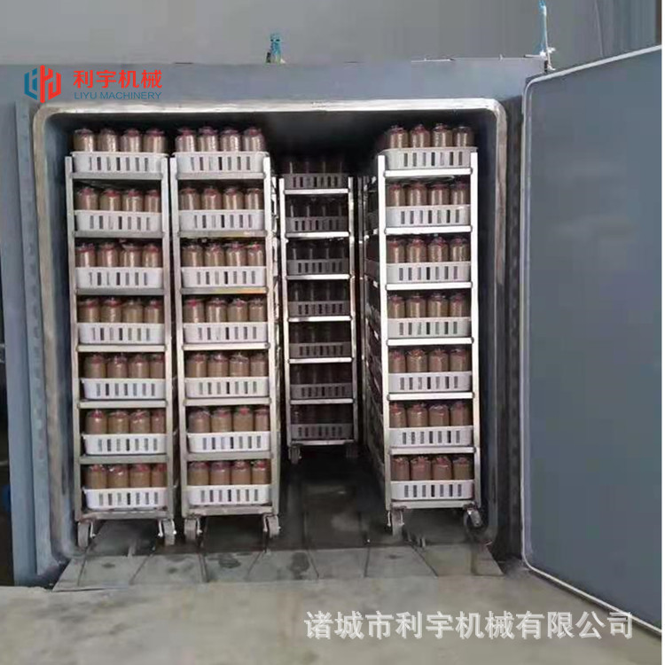 方形食用菌灭菌柜 湖北香菇菌包灭菌设备 海鲜菇高温高压灭菌器