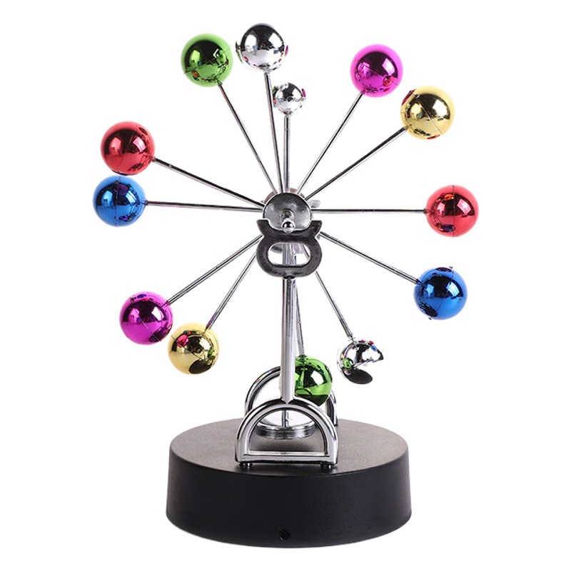 Metal creativo noria celestial caos bola permanente movimiento instrumento escritorio decoración hogar sala de estar decoración de entrada