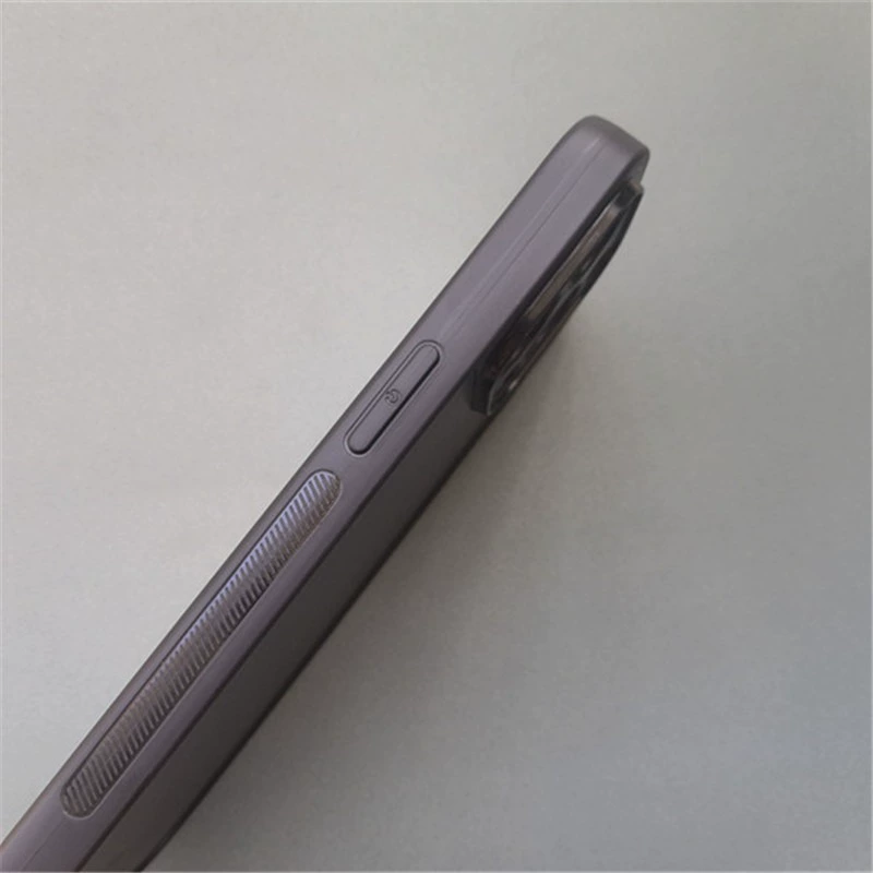 Подходит для Apple iPhone 15 Pro Max двухвone из TPU/PC корпус материал 0.7 рёг антискольжение