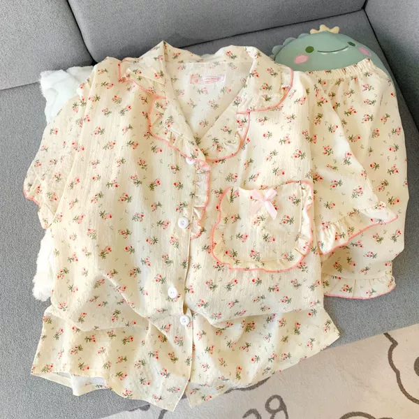 Double short-1120 [short doll collar floral]