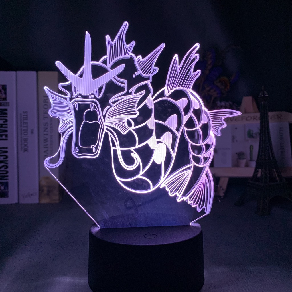 Baokemeng Pikachu 3D luz de la noche LED producto creativo mascota elfo regalo lámpara Mesa mágica bebé