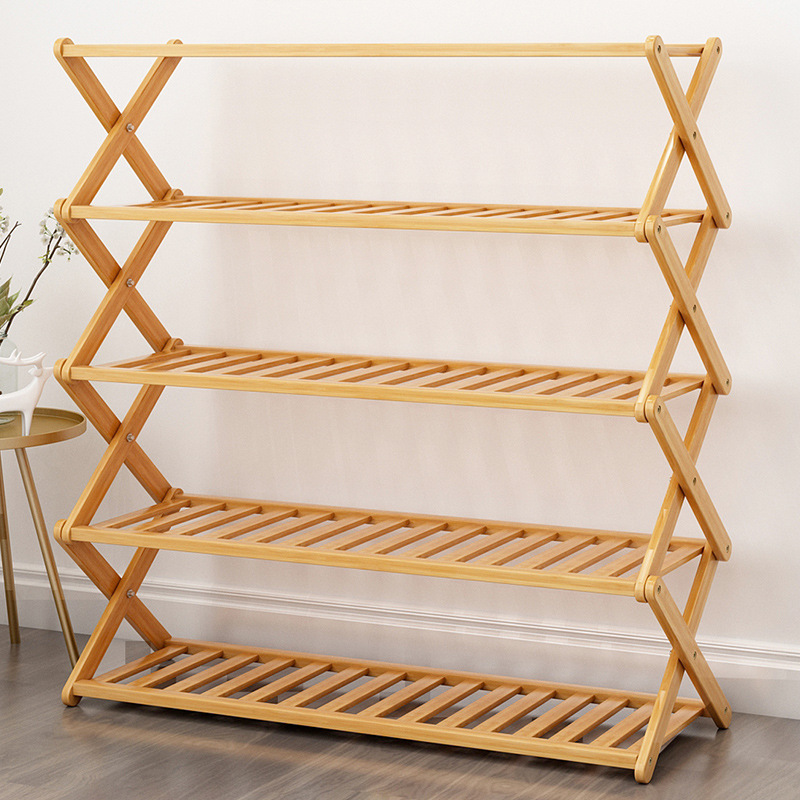 Estante de zapatos simple puerta doméstica de almacenamiento de dormitorio económico multicapa bonito estante de almacenamiento pequeño gabinete de zapatos