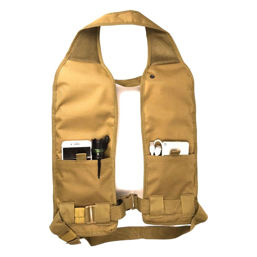 Chaqueta de cerveza de Navidad Chaleco de cerveza al aire libre cinturón de 12 piezas de bebida portátil mochila fiesta camping