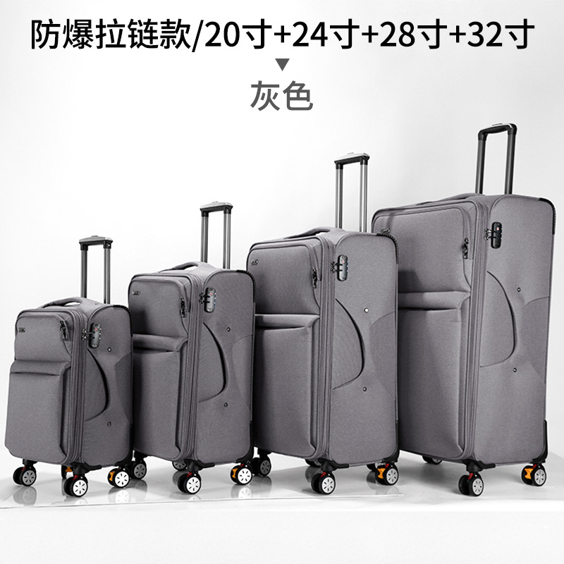 Maleta de tela Oxford, maleta de viaje de estudiantes de alta capacidad, maleta de embarque, maleta de embarque, maleta de viaje de estudiantes de alta capacidad