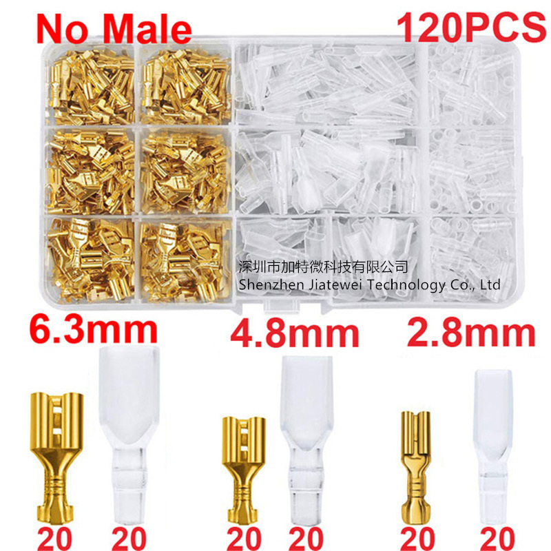 ゴールド/シルバー270/315 pc2.8/4.8/6.3mm冷間圧入ばね端子コネクタ|undefined