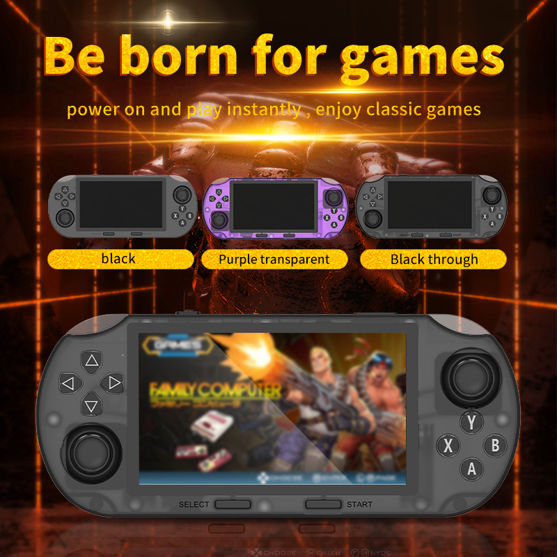 Sf3000Hd Open Source Handheld 4.5inch High-Definition Wireless Psp Retro Gba Arcade Cross-Border Tv Game Console