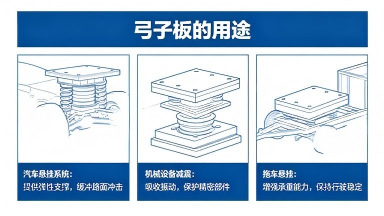 Three-Wheel Motorcycle Parts, Electric Tricycle Steel Plate, Thickened Bow Plate, Spring Plate, Leaf Spring, Trailer Steel
