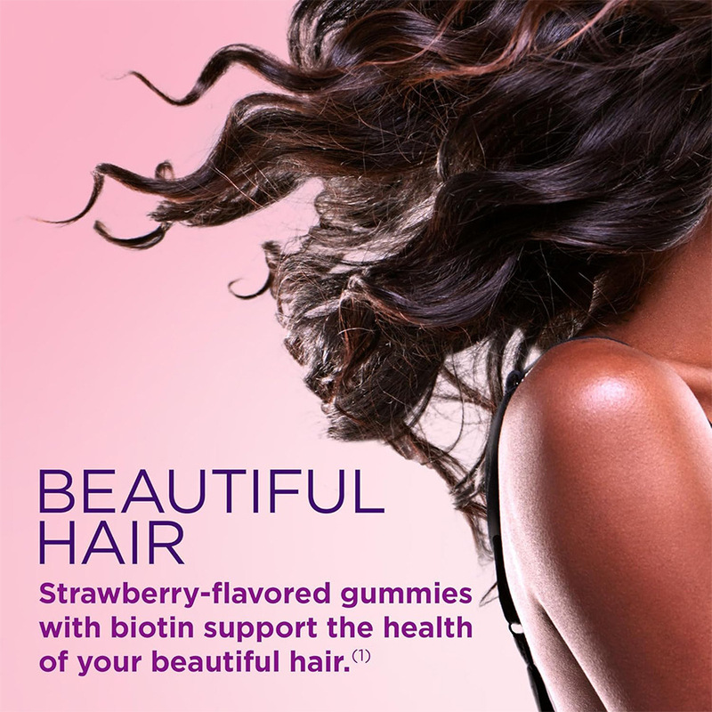 スポットTKクロスボーダーBiotin Gummiesビオチングミイチゴビタミン爪美白髪グミ|undefined