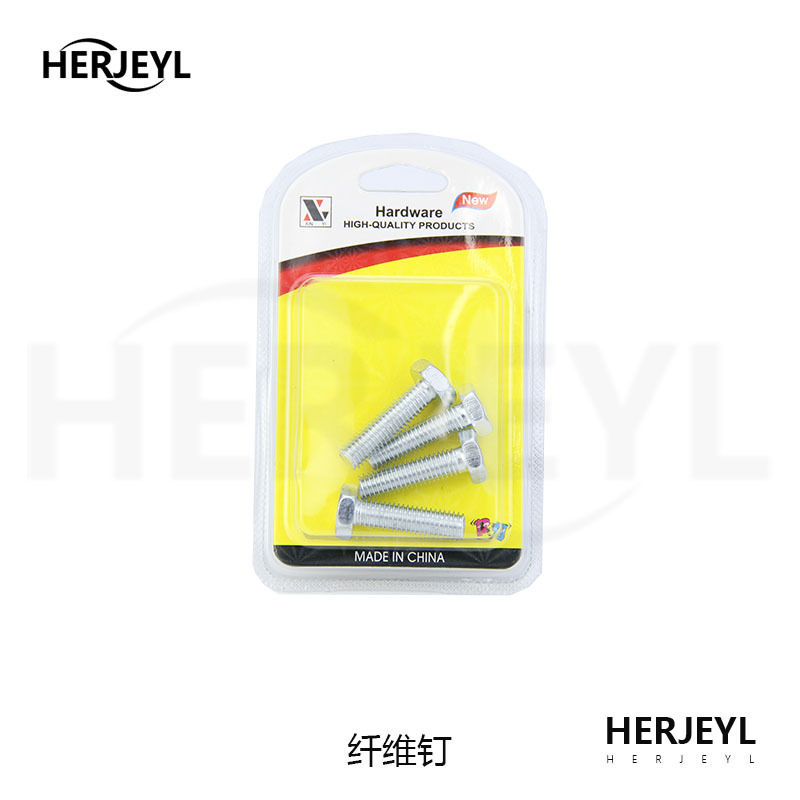 Los fabricantes suministran accesorios de hardware para muebles, tornillos hexagonales, M6-M10 con alto contenido de carbono, juego de accesorios multitamaño/16-50