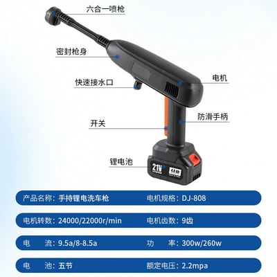 Household High-Pressure Car Washing Tool, Car washing machine