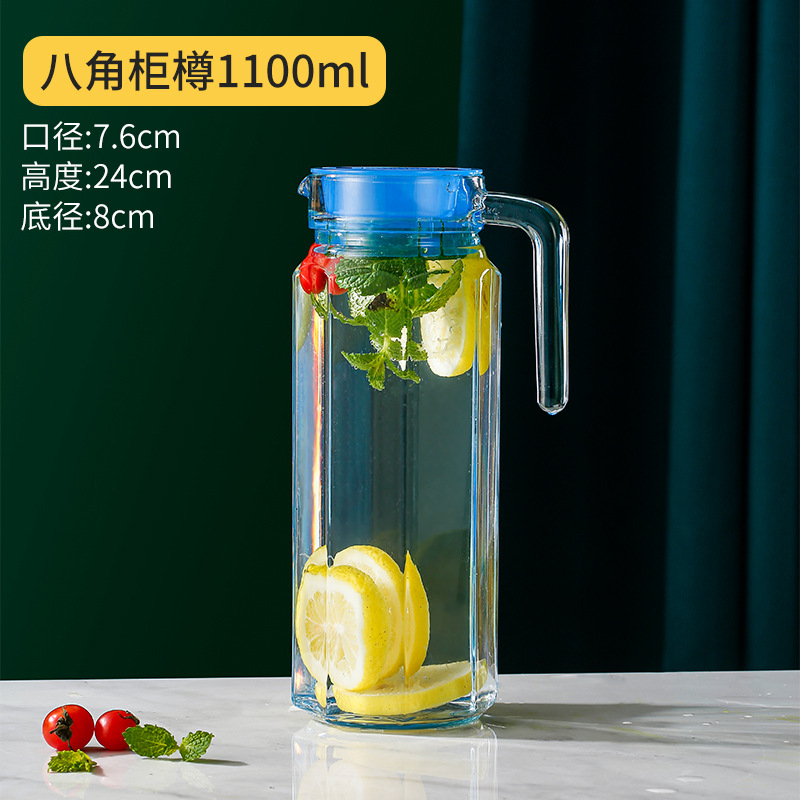 Lemeiya vidrio hervidor frío verano hogar resistente a altas temperaturas tetera hervidor frío taza de agua engrosada pico de pato olla empate olla