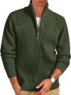 O 33919 Thick Half Zip Knit Sweater �Ӻ����Ië�� ���l