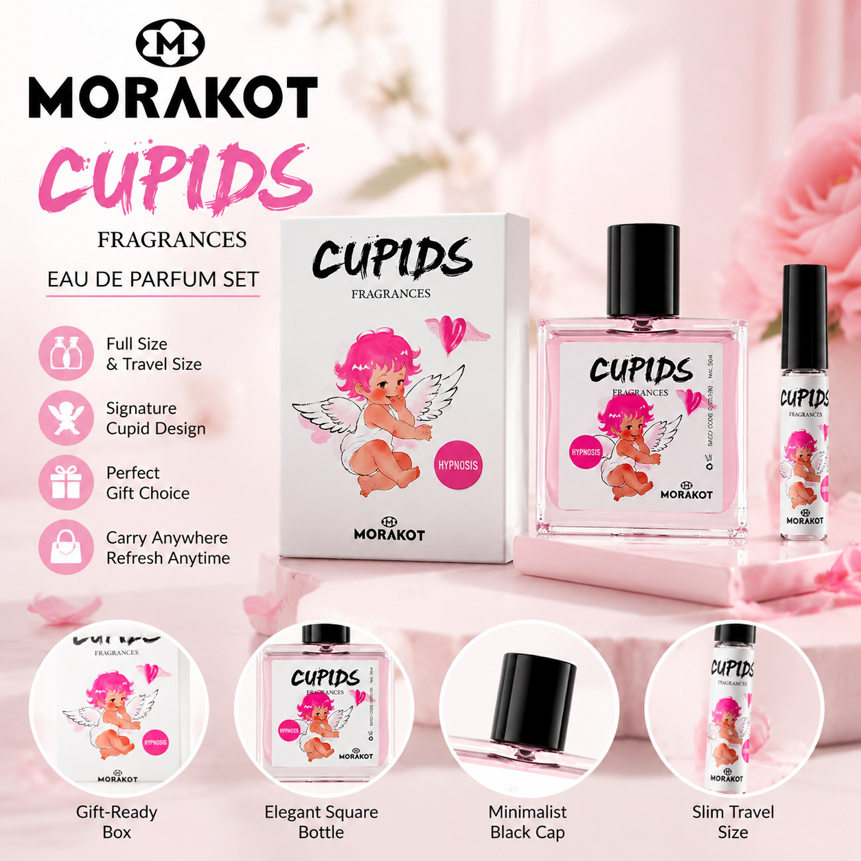 Long Lasting Eau De Cologne For Men Fragrance Spray Cupid Charm_voghion.com