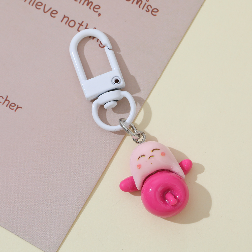 Diversión creativa de dibujos animados DIY llavero colgante lindo submarino animal de dibujos animados estudiante bolsa novias regalo creativo