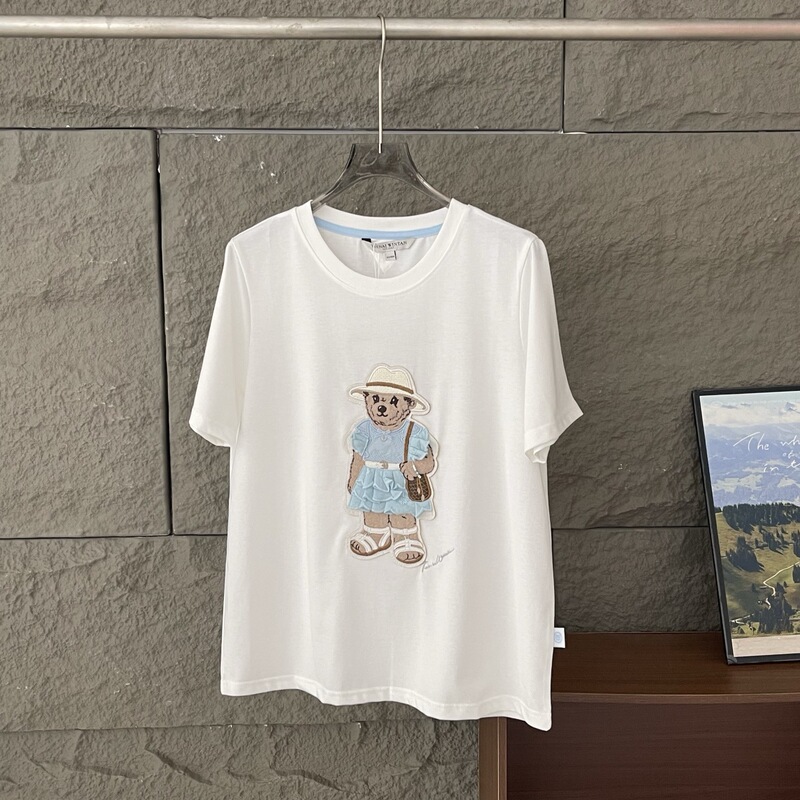 26 New Summer Style Casual, Fashionable and Comfortable Big Bear Style Round Neck Short-Sleeved T-Shirt Ttrw2625Ceb 26 New Summer Style Casual, Fashionable and Comfortable Big Bear Style Round Neck Short-Sleeved T-Shirt Ttrw2625Ceb