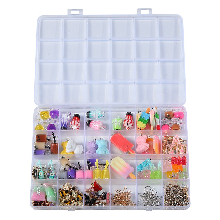 Mariposa fresca DIY joyería colgante mini perla leche té caramelo helado con cuentas pulsera collar accesorios de joyería