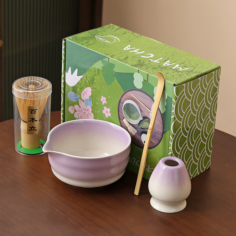 Japonés Matcha tazón Matcha túnica canción té herramientas de pedido taza de té de cerámica taza de té mezclador Matcha cepillo taza de té