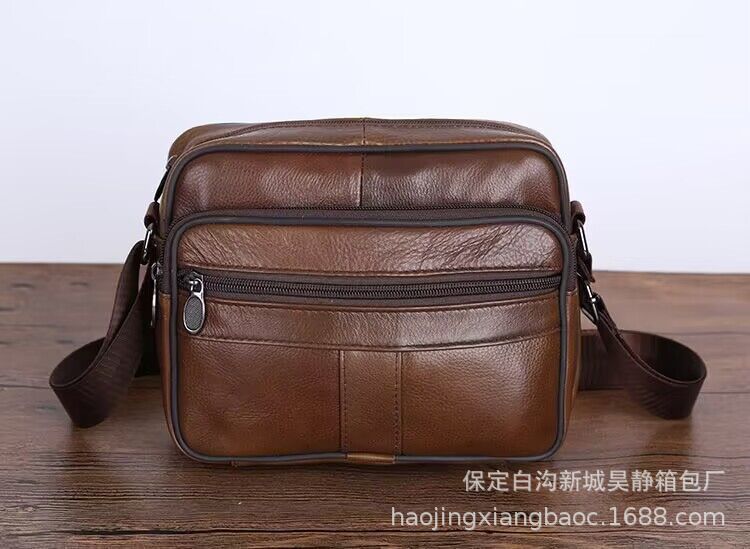 작은 전체 가죽 복합 카키스