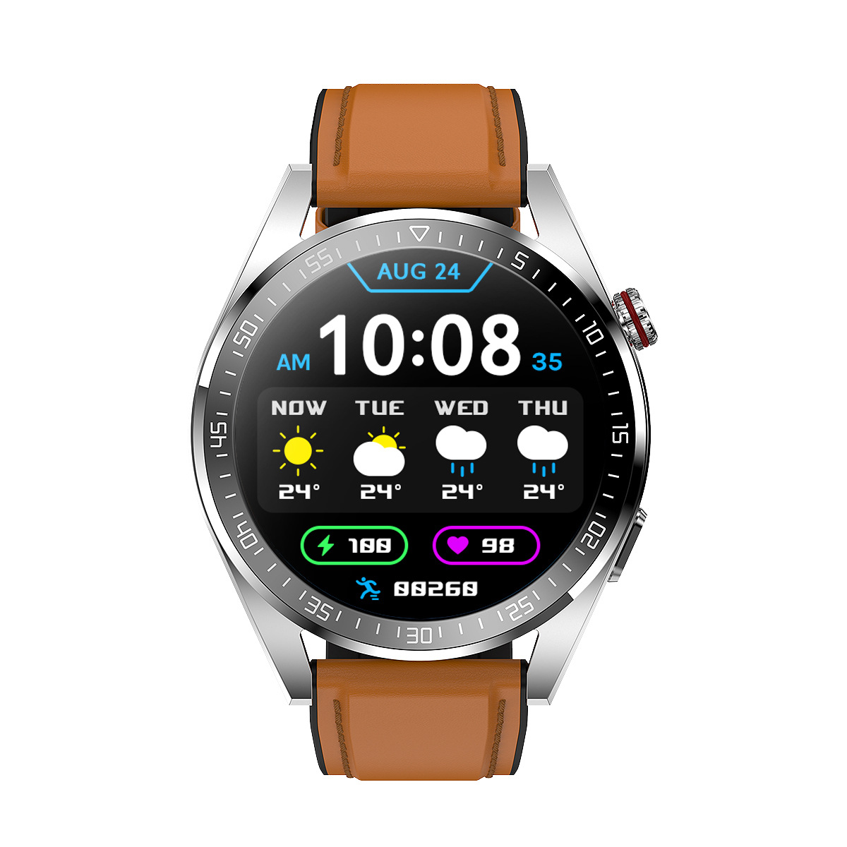 Nueva Z30 música Bluetooth llamada reloj AMOLED Pantalla de frecuencia cardíaca presión arterial monitoreo de oxígeno en la sangre grabación reloj inteligente