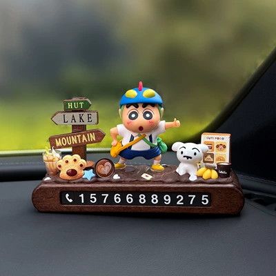 2026 Yeni Model Crayon Shin-Chan Müvəqqəti Dayanacaq Nömrə Nişanı Şirin Avtomobil Telefon Nömrəsi
