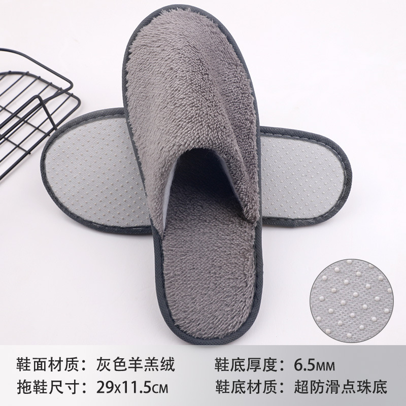 Hotel sandalinas desechables de algodón de lino de seda sandalinas de alojamiento residencial sandalinas desechables antideslizantes soleas de zapatillas gruesas
