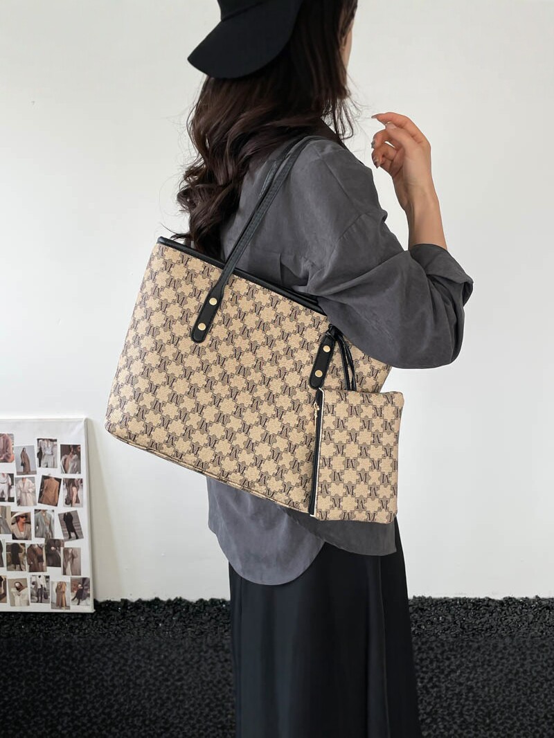 Bolso para mujeres 2026 nuevo bolso retrógrado de gran capacidad bolso retrógrado de hombro bolso de viaje de moda versátil