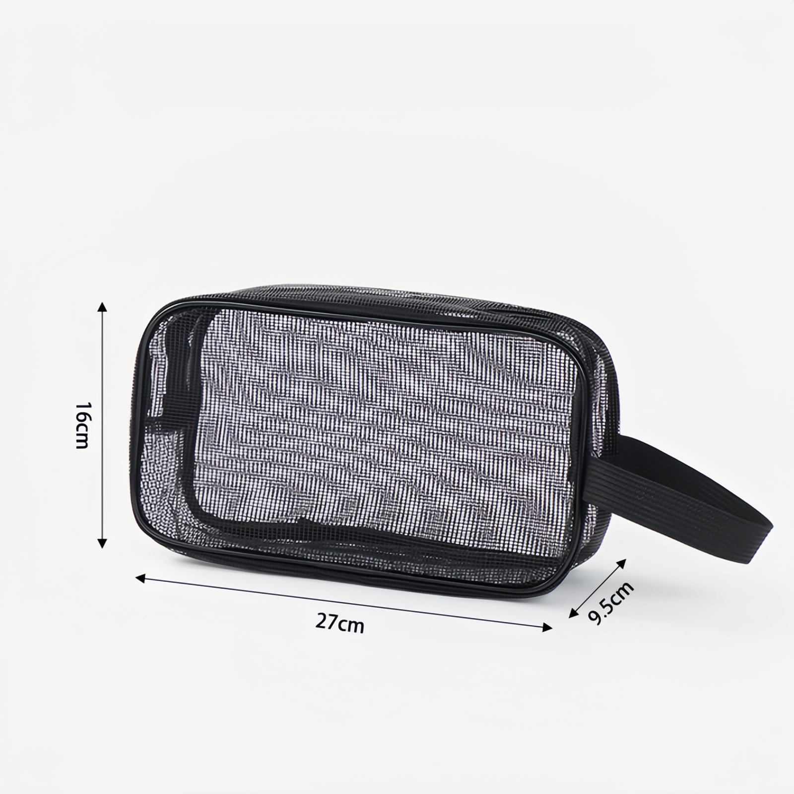Neceser Portátil de Malla con Drenaje de Gran Capacidad para Baño y Viaje