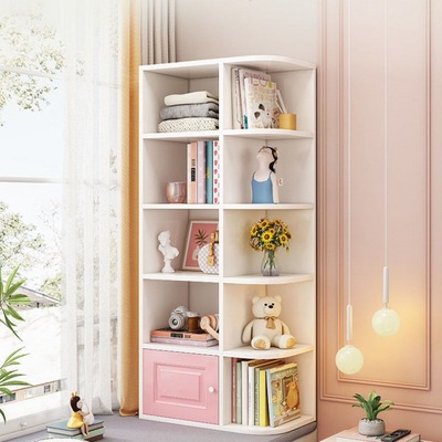 bookshelf Simplicity to ground Windows cabinet Storage Lockers combination balcony simple and easy household multi-storey Shelf