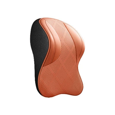 Headrest — vertical straps, leather car pillow