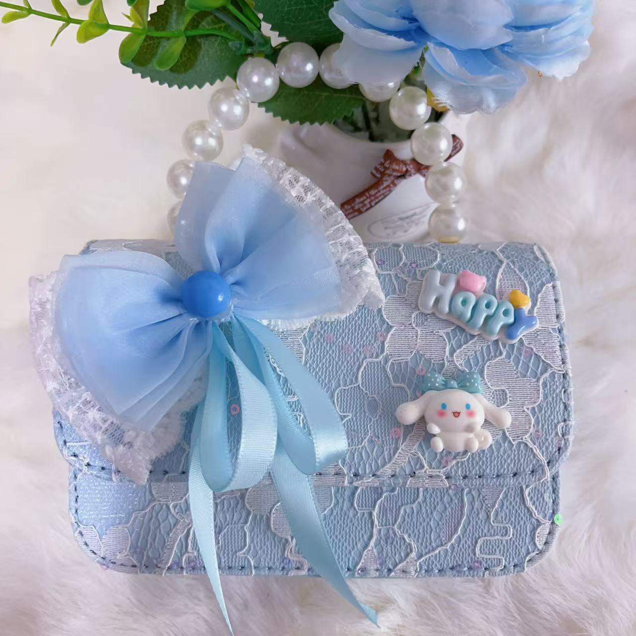 Bagos de hombro para niños primavera y verano frescos bolsos de perlas para niñas Aisha pequeña princesa bolsos de mochila de estilo extranjero