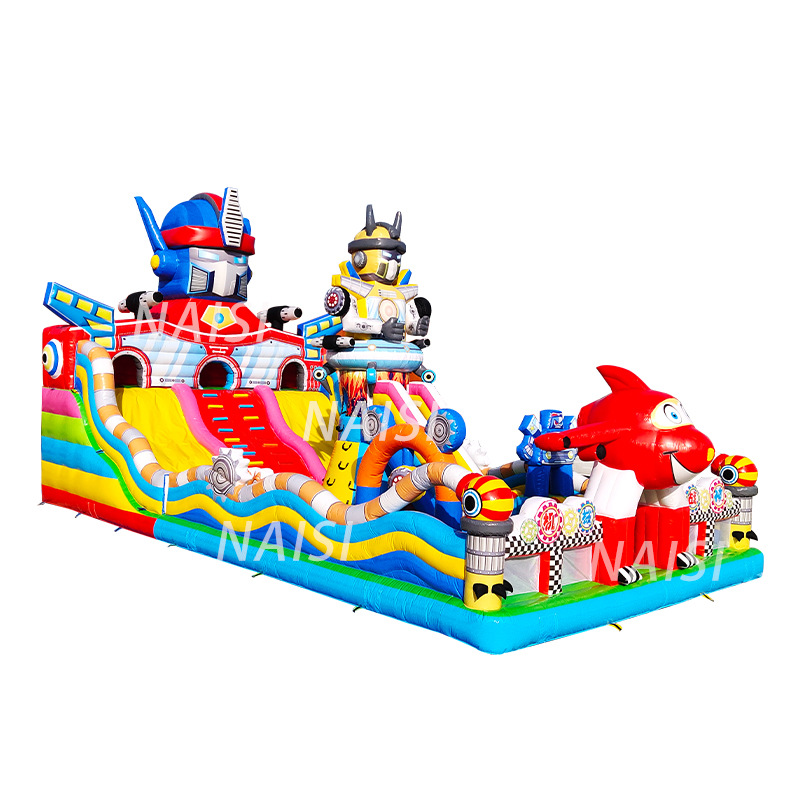 Fabricantes de equipos de juegos nuevos niños al aire libre inflables cama de salto grande al aire libre deslizante inflables castillo