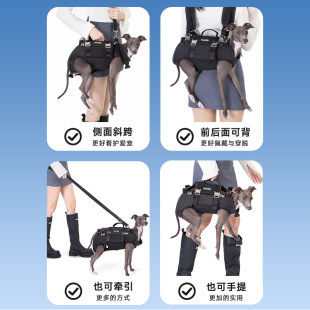 @ 'Cross-shoulder Pet Bag Dog Backpack Small and Medium-sized Dog Traction Handbag Pet Going out for Riding