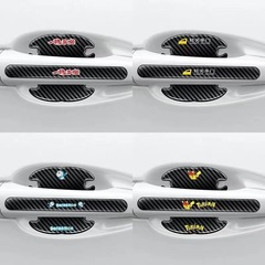 炭素繊維の自動車用のドアの碗は車のドアの取っ手のバックミラーを貼って拭き取ることを防止します。