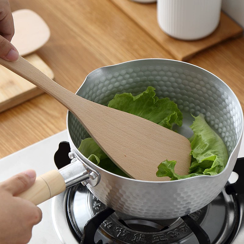 Large collection of special clearance origin and supply spatulas, kitchen spatulas, beech wood, kemuhe wood spatulas, long handle wooden spatulas