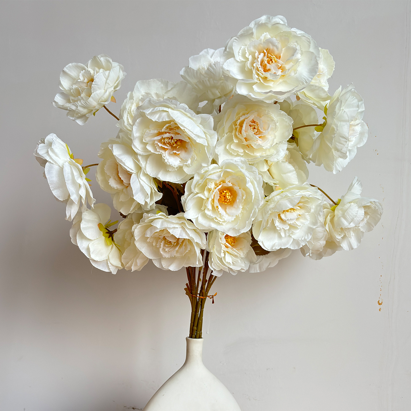 Wedding artificial flower silk flower 5 head peony fake flower bouquet decoration floral indoor beautiful home flower arrangement