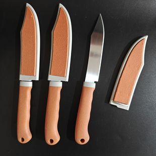Guan Gong Knife Two Yuan Yellow Set Knife Household Fruit Knife Kitchen Tools with Set Knife 2 Yuan Store Supply Wholesale