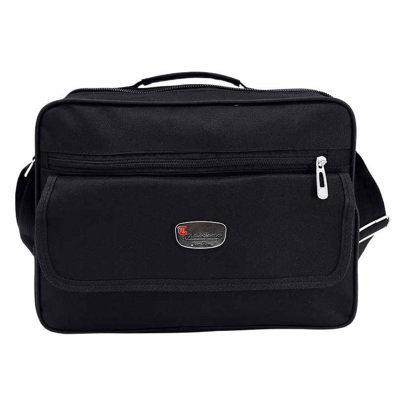 Factory direct supply spot men's and women's cash register bag leisure sports black bag Oxford cloth black bag hot sale