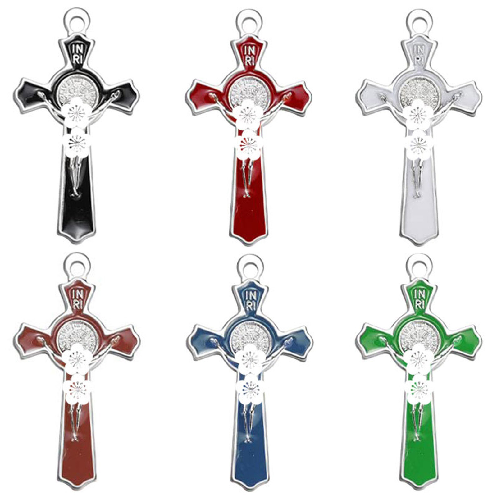 Colgante de cruz de aceite de gota de aleación transfronteriza collar de bricolaje accesorios de llavero