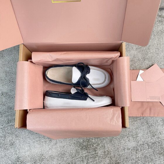 [Gao Ding Private Edition] Niche Style Flat Bean Shoes Loafers Women's Handmade Old Bow Brown Leather Shoes