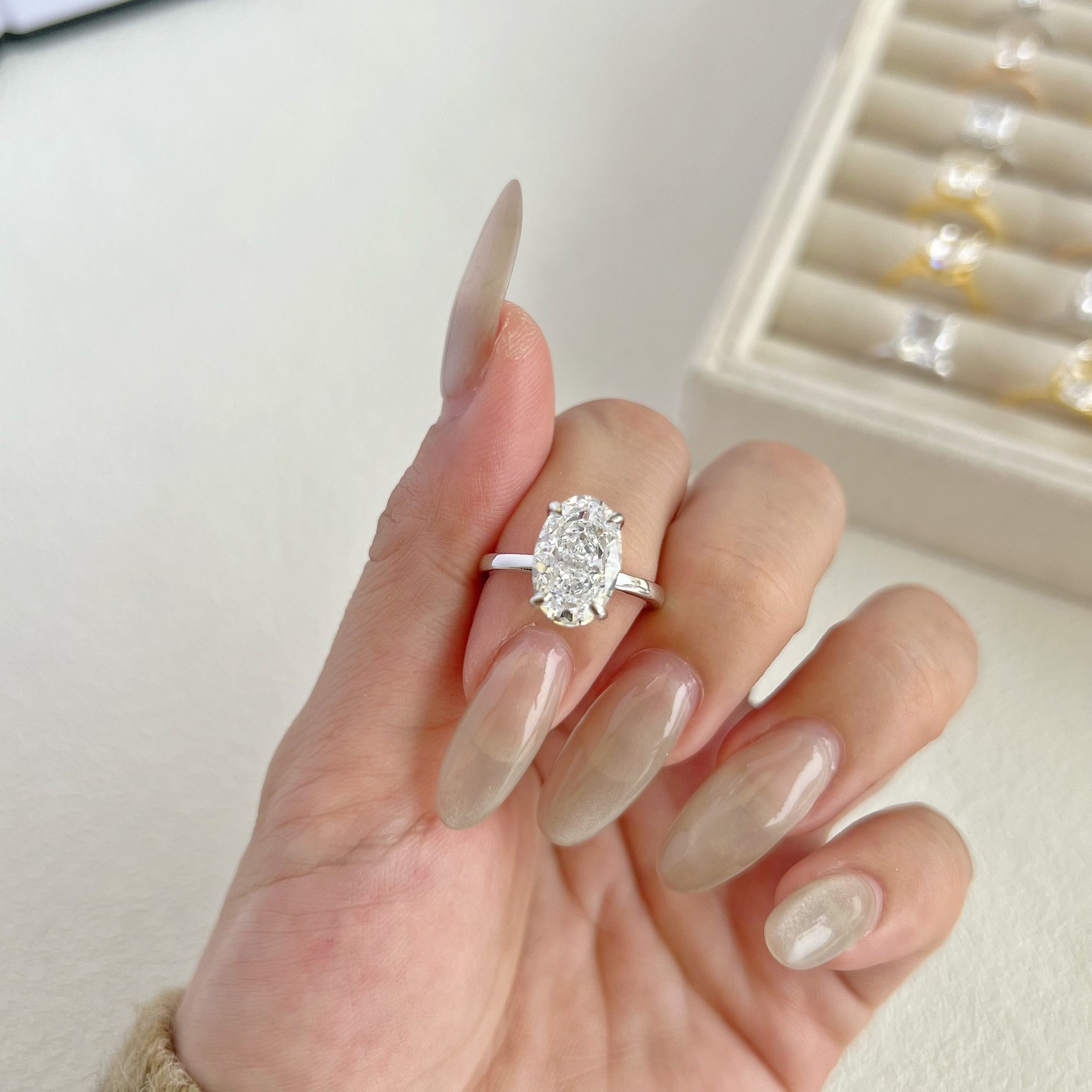 6g Weight Zircon Inlay Material Rings Classification 5, 9 Ring Size 1 Piece Quantity Holiday, Daily Occasion 925 Sterling Silver Material Geometric, Heart Shape Pattern Women's Gender Plating, Inlay Design Elegant Style 925 Sterling Silver Zircon Geometric Heart Shape Rings 11
