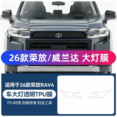 and Wildlander, blackened headlight film, Car headlight protective film - 26-models-rongfangweilanda-headlights-transparent-model