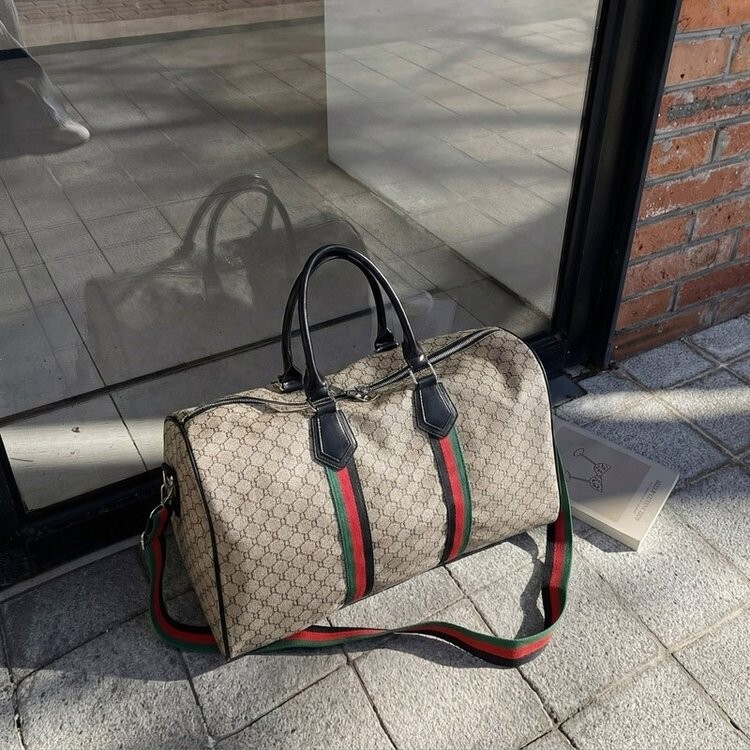 Cross-border bestseller large-capacity travel bag, casual lightweight carry-on fashion shoulder handbag, printed luggage bag, gym bag Cross-border bestseller large-capacity travel bag, casual lightweight carry-on fashion shoulder handbag, printed luggage bag, gym bag