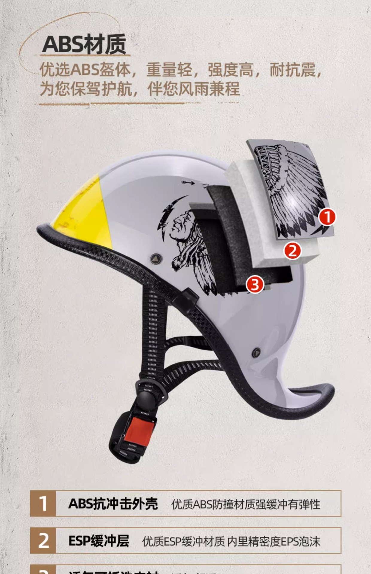 Electric Motorcycle Helmet Retro Sao Helmet Men's and Women's Half Helmet Motorcycle Summer Scoop Helmet Personality Four Seasons Universal Safety Helmet