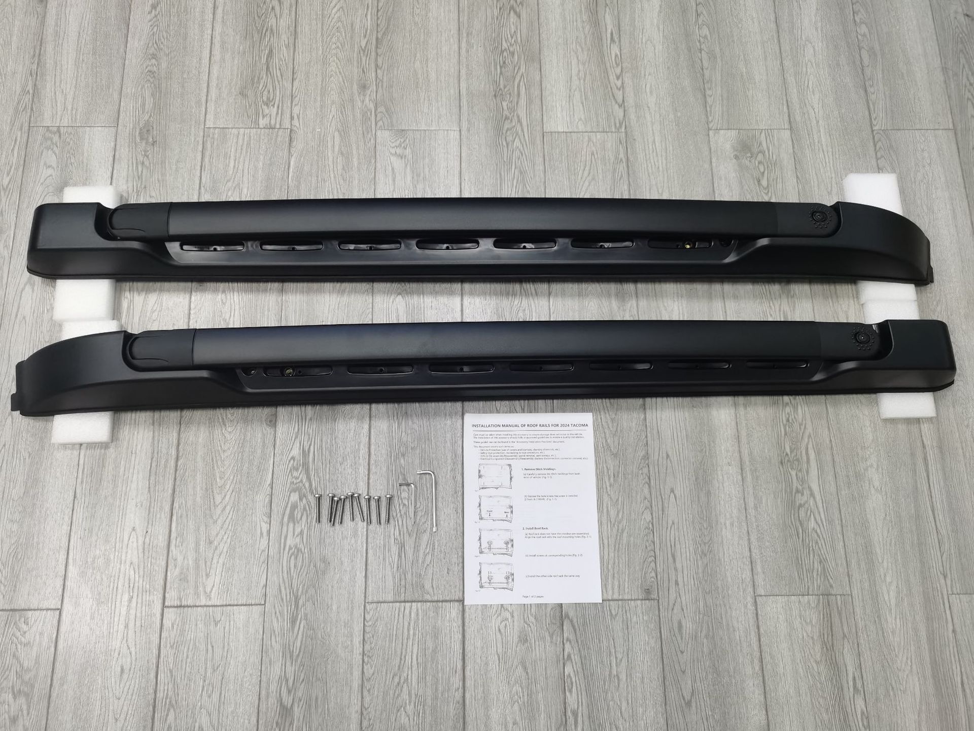 Roof Rack Cross Bars for 24 Tacoma Aluminum Alloy Screw Type