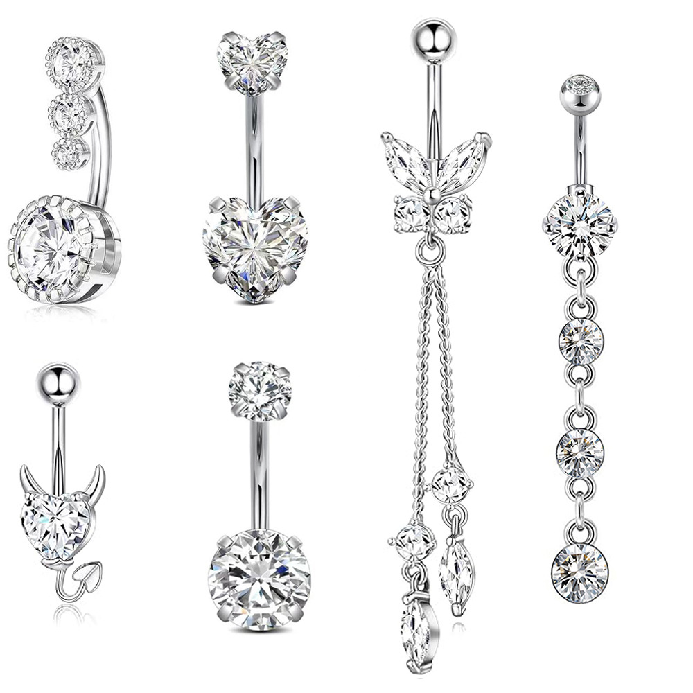 Silver pointed spike labret stud material detail