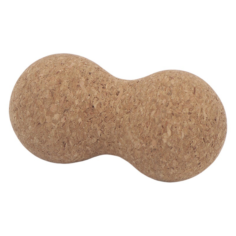 Diámetro 6cm7cm8cm corcho yoga masaje bola sin caspa corcho fascia bola yoga fitness Bola de maní